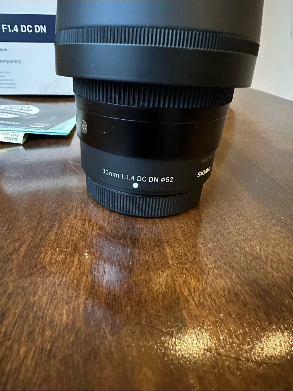 Sigma DC 30mm F/1.4 Contemporary Lens For Fuji X Mount
